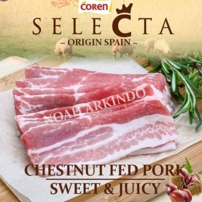 

Promo Korean Pork Belly Slice 500Gr Samgyeopsal Import