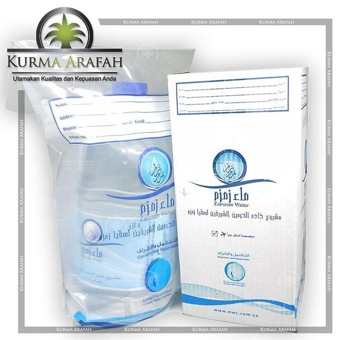 

Promo Air Zam-Zam Asli Original 5 Lt Minuman Water