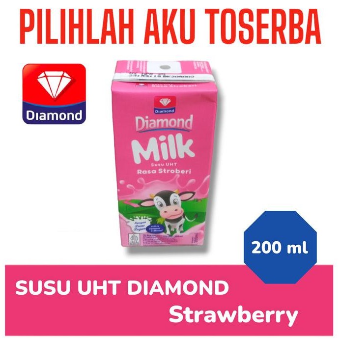 

Sale Susu Diamond Uht Strawberry Ukuran 200 Ml - (Harga 1 Dus Isi 24 Pcs)
