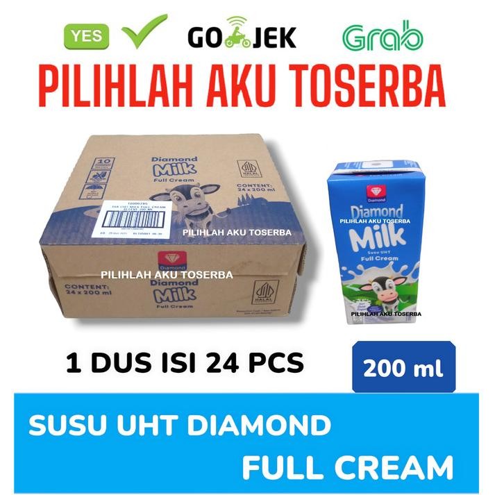 

Grosir Susu Diamond Uht Full Cream Ukuran 200 Ml - (Harga 1 Dus Isi 24 Pcs)