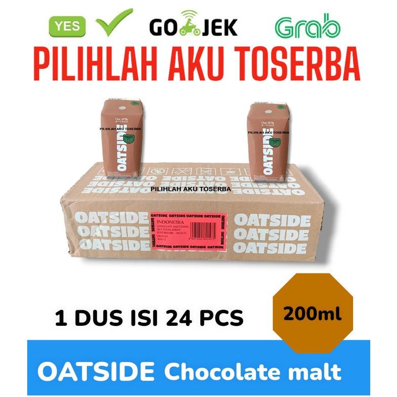 

Sale Oatside Choco Malt Sedotan Susu Oat Milk 200 Ml - ( 1 Dus Isi 24 )