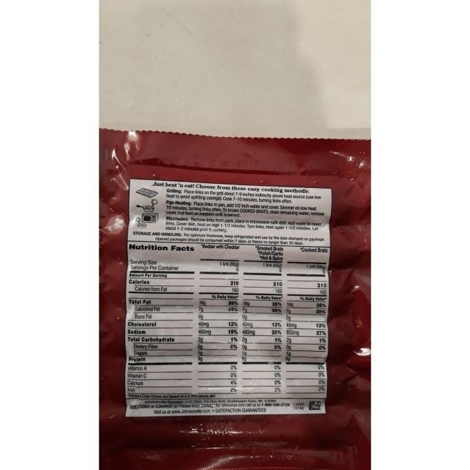 

Murah Sosis Babi Johnsonville Beddar Cheddar (Keju)