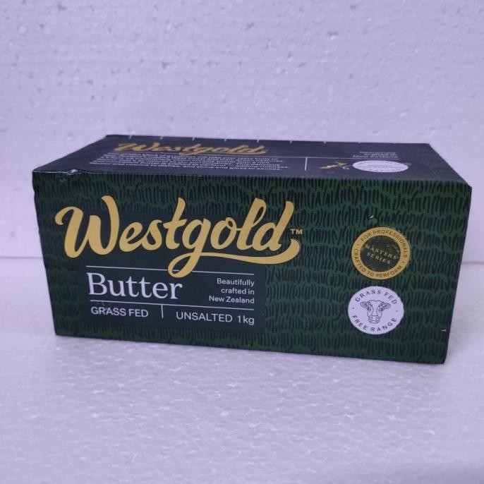 

Promo Westgold Butter New Zealand Grass - Fed Unsalted Butter 1Kg