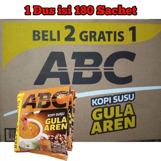 

Murah 1 Dus Kopi Abc Gula Aren Isi 12 Renceng / 180 Sachet - Coffee Minuman Manis