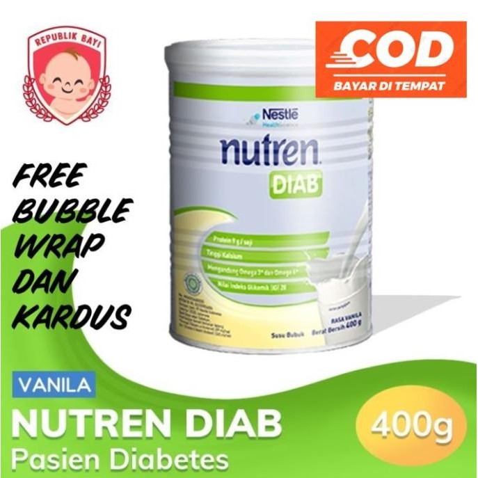 

Promo Nutren Diab Diabetes Susu Bubuk 400 Gram 400Gr Murah Free Bublee Dus