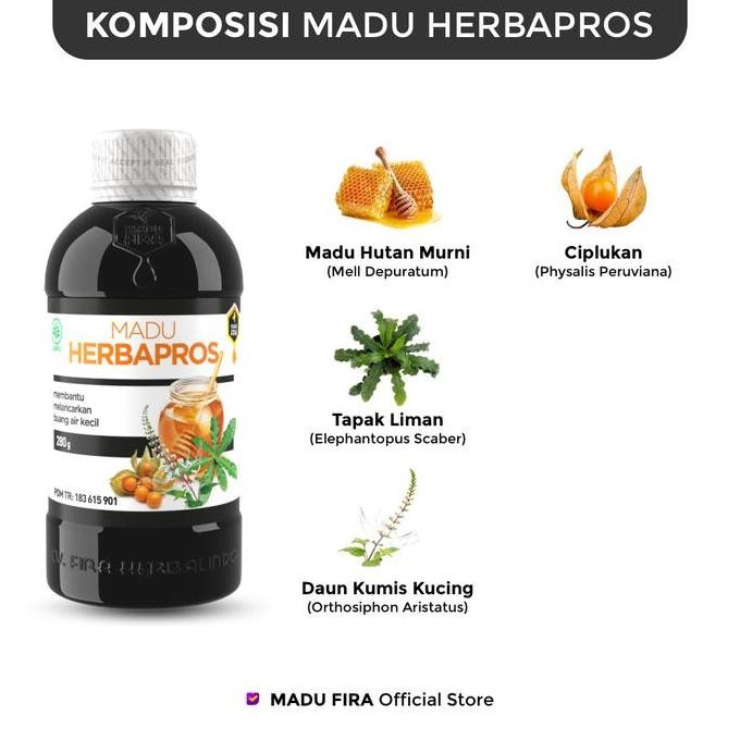 

Grosir Madu Herbapros Original Bpom Mui 280Gram
