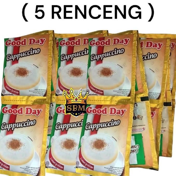 

Promo Isi 50Pc ~Atg~ Good Day Cappuccino Sachet Bubuk Coffee Kopi Coffe Susu Robusta Instan