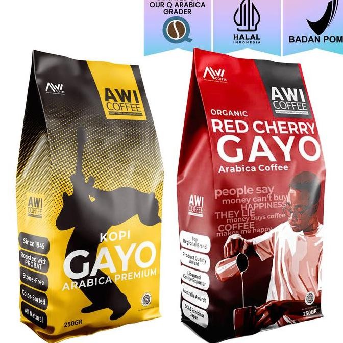 

Promo Awi Coffee Gayo Arabica Premium 1 Pcs 250 Gr + Gayo Red Cherry 1 Pcs 250 Gr | Organik | Kopi Specialty | Aroma Chocolate | Aroma Caramel | Aroma Cedar | Kopi Aceh | Espresso | Latte | Manual Brew | Americano | Cold Brew | V60 | Vietnam Drip | Kopi