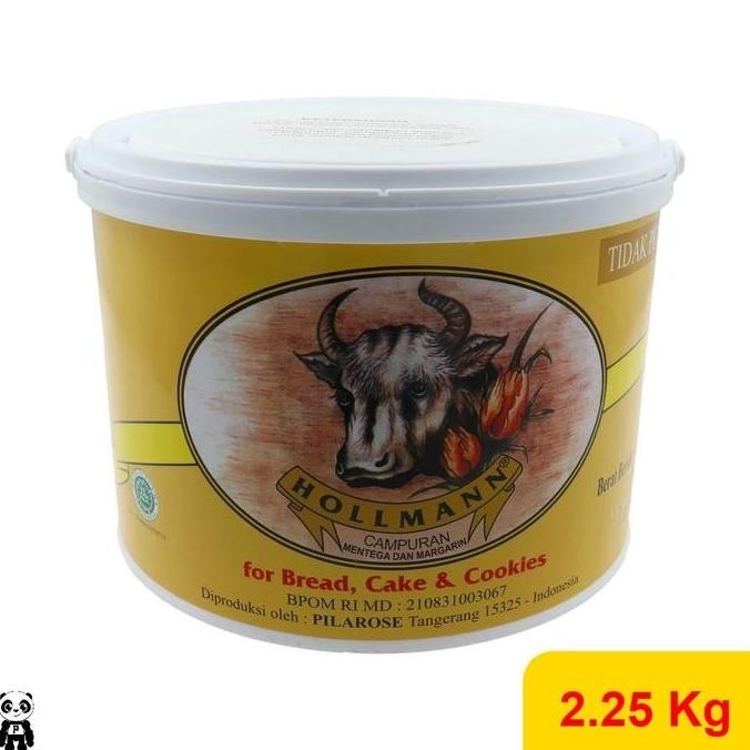 

Murah Hollmann Butter Mix Campuran Mentega Dan Margarin Untuk Roti Kue Kukis 2.25 Kg Holman Hollman