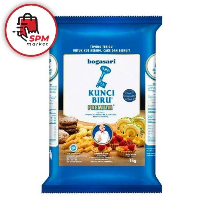 

Grosir Terigu Bogasari Kunci Biru 1 Kg