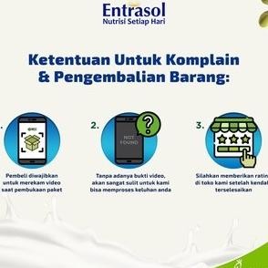 

Sale Triple Pack Entrasol Gold Vanilla 980G - 3 Pcs