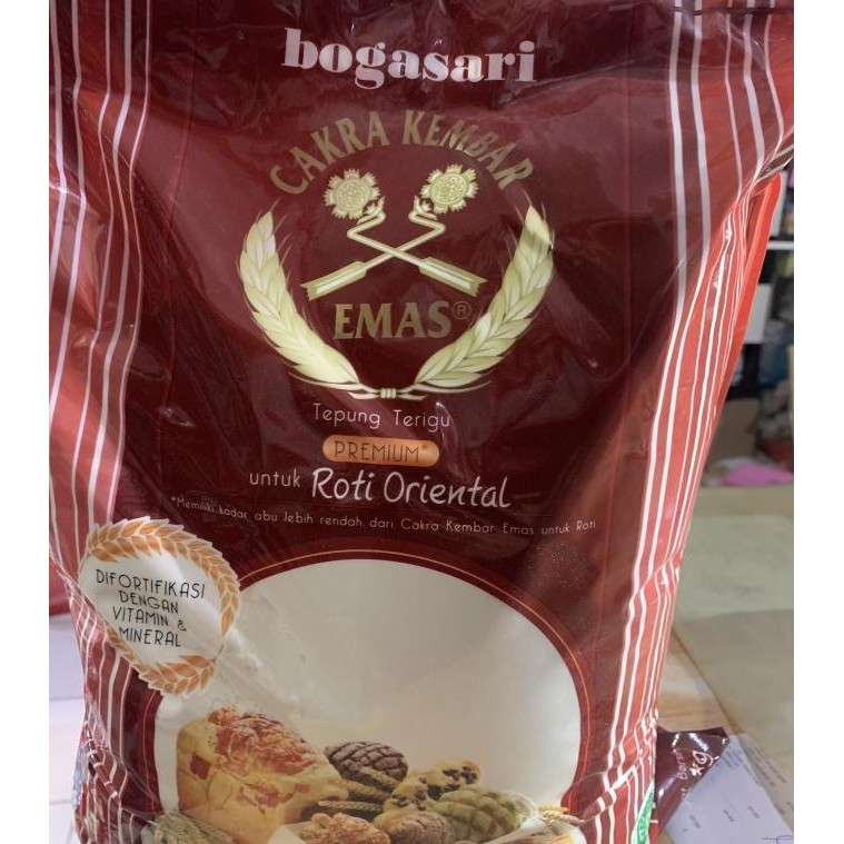 

Grosir Bogasari Cakra Kembar Roti Oriental 5 Kg Bag / Cakra Kembar Emas Tepun