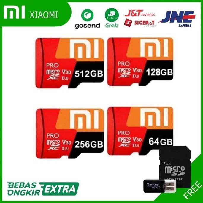 WIL_OLSHOPP KARTU MEMORI MICRO SD CARD 128 256 512 GB 1TB 100MB/S XIAOMI PRO 2004T