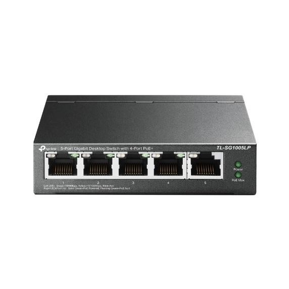 Tl-Sg1005Lp  5-Port Gigabit Desktop Switch With 4-Port Poe+ Co