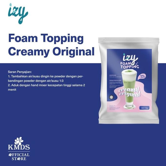 

Grosir Izy Creamy Original Foam Topping 1Kg