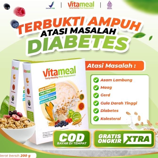 

VITAMEAL - Sereal Sehat Untuk Atasi Masalah Maag Gerd & Pencernaan