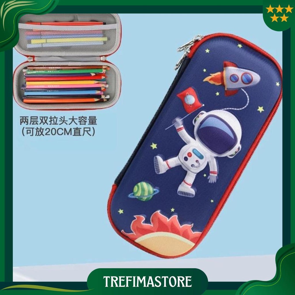 

Tempat Pensil Aesthetic 3D Tempat Pensil Anak Laki Laki Waterproof Kotak Pensil Anak Perempuan Alat Ori