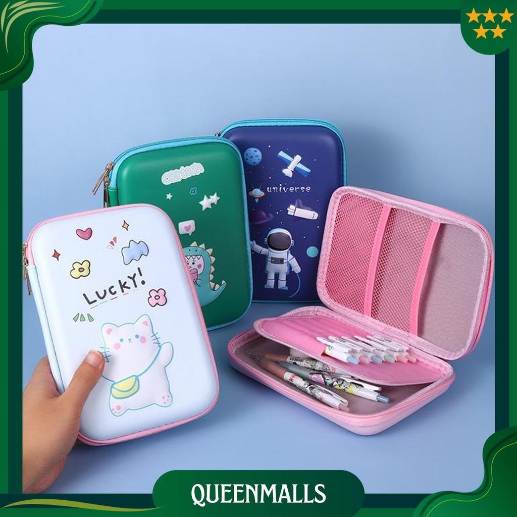 

Mouseman - Tempat Pensil Karakter 3D Eva Kotak Pensil Besar Waterproof Motif Timbul Ori