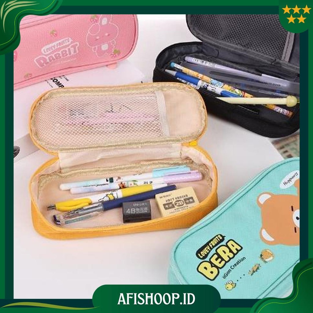 

Peachs - S5832 Tempat Pensil Resleting Lucu / Pencil Case Cartoon / Tempat Pensil Model Terbaru / Kotak Alat Tulis Korea Motif Lucu Gratis Ongkir