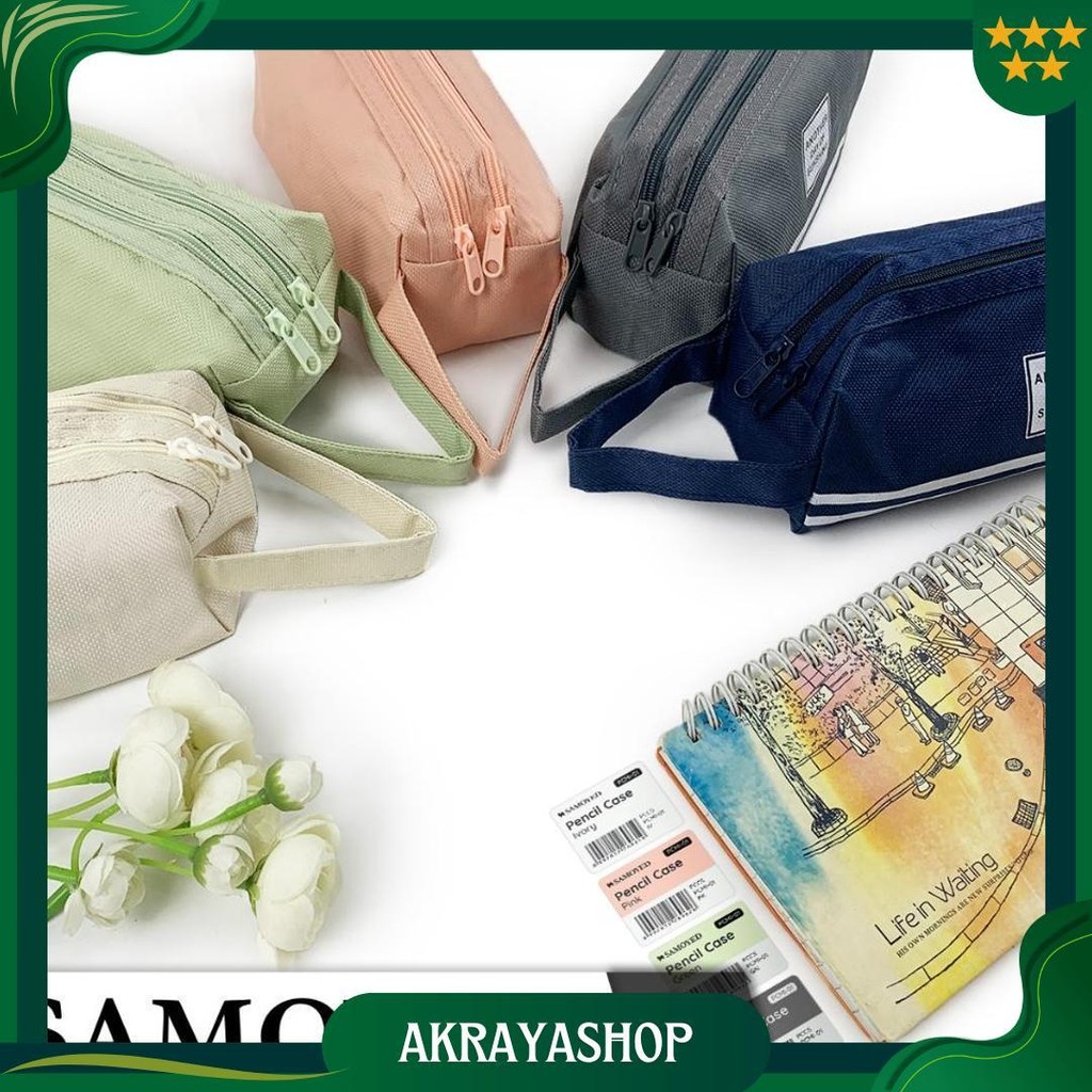 

Tempat / Kotak Pensil / Alat Tulis / Kosmetik / Dompet Kain Kanvas / Stationery / Pencil / Pen / Cosmetic / Travel Case / Box / Pouch Canvas Samoyed Pcmi-01 Promo Puncak