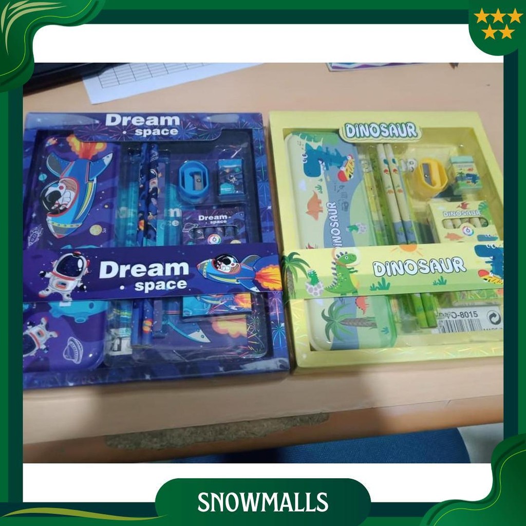 

Study Set Stationery Set Alat Tulis Sekolah Karakter Unicorn/Spiderman/Frozen/Little Pony 8015 Promo 4.4