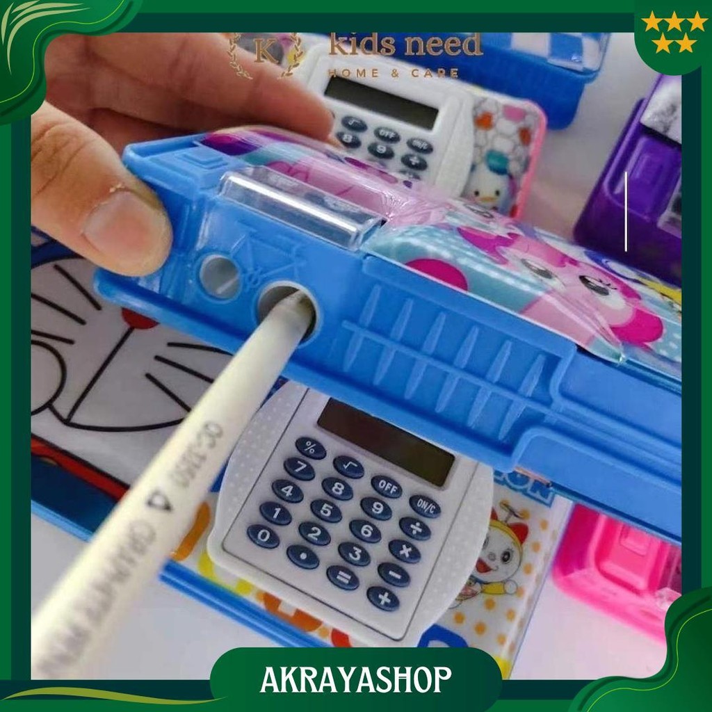 

Kotak Pensil Magnet Kalkulator / Tempat Pensil Karakter Calculator/Pensil Box Lucu Promo Puncak