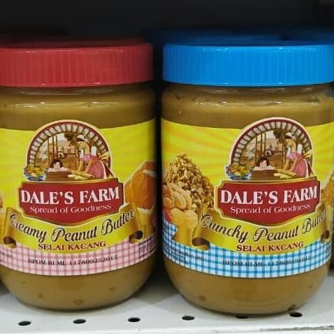 

dales farm peanuts butter crunchys 500gr selai kacang