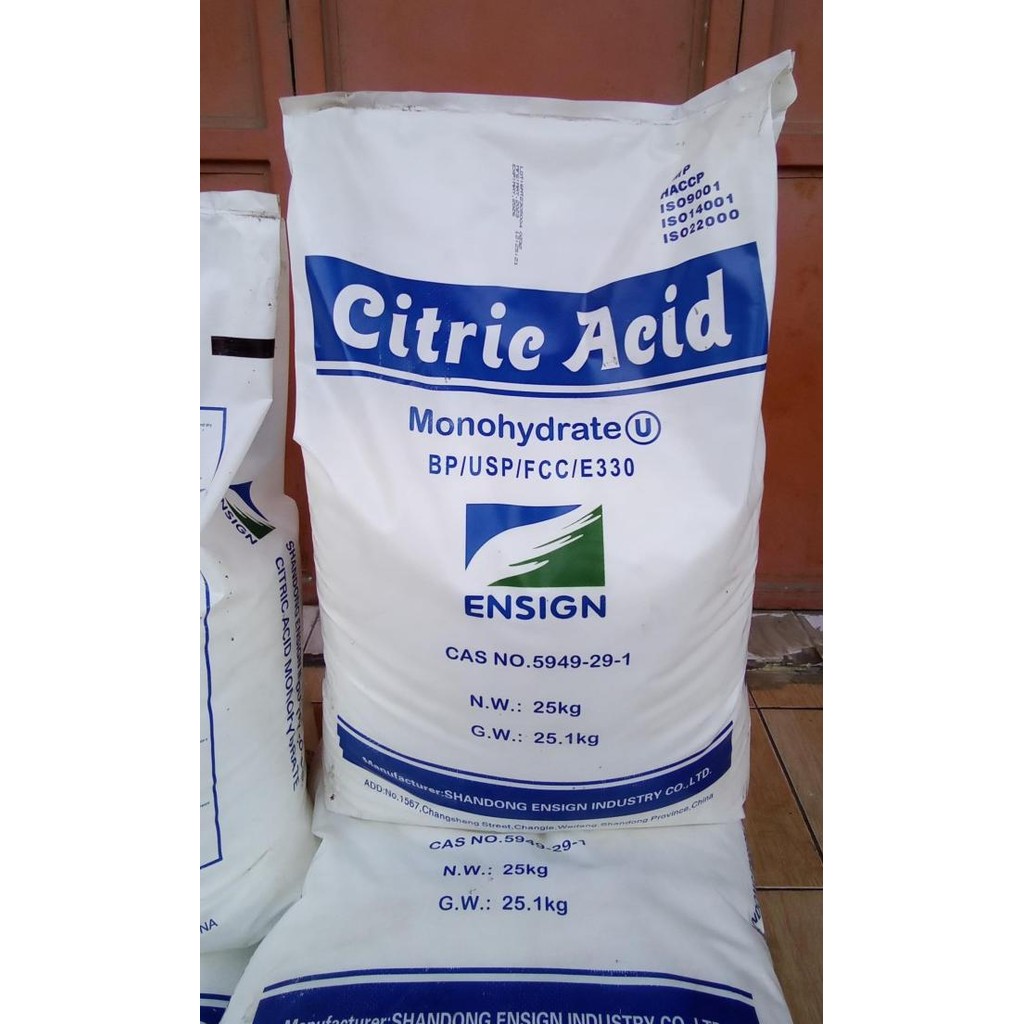 

Murah Citric Acid Monohydrate (Citrun) Ex. Rrc (Food Grade) 25Kg
