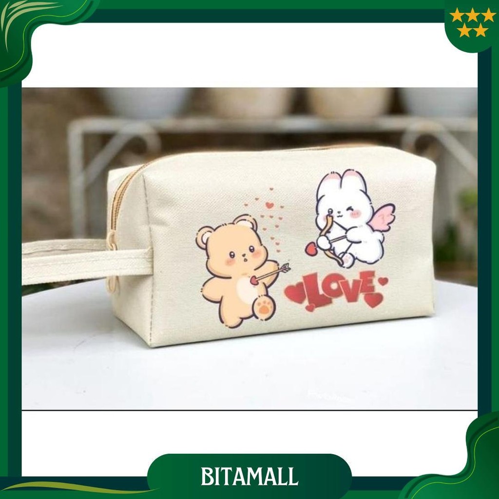 

Cod Tempat Pensil Pouch Kosmetik Serbaguna Bahan Dinir Premium Fashion Korea Terlaris Gratis Ongkir
