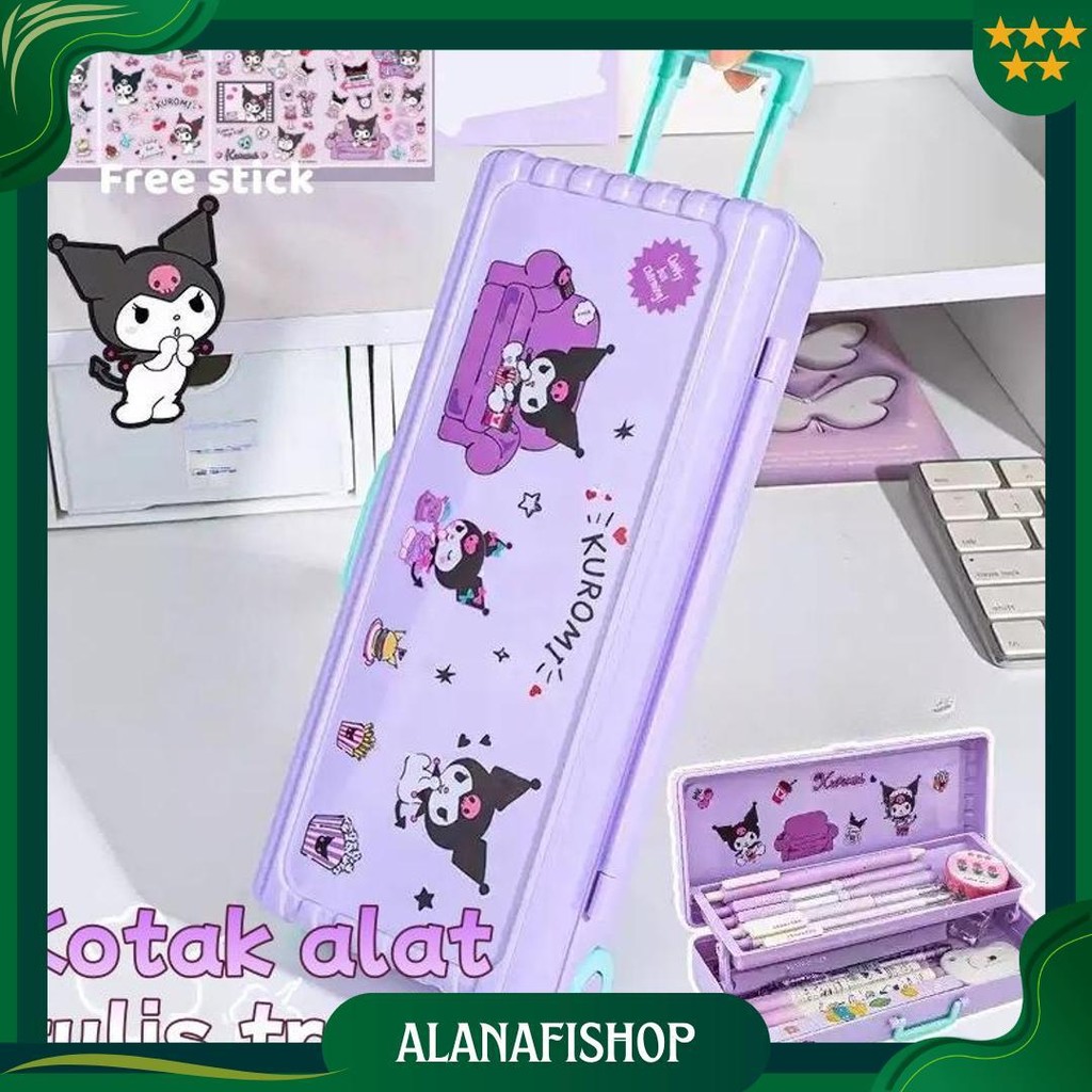 

Carat Tempat Pensil Stiker Kartun Kotak Alat Tulis Large Capacity Kasus Troli Kotak Alat Tulis/Kotak Pensil Bentuk Troli Lucu Alat Tulis Dua Lapis Koper Pencil Case Sale