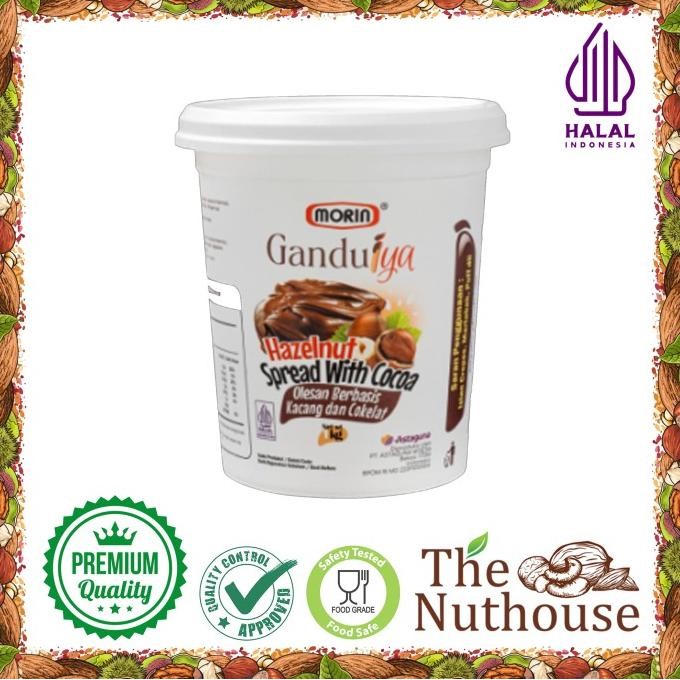 

Morin Ganduiya Selai Coklat Hazelnut / Hazelnut Spread with Cocoa Pail 1Kg