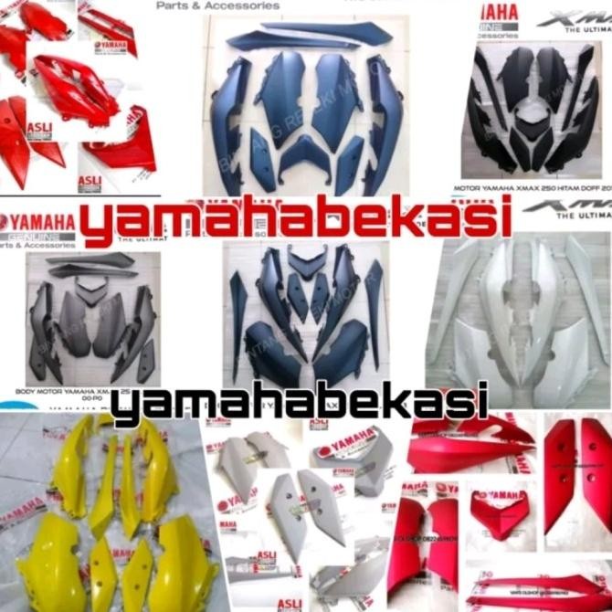 * Cover Body Xmax Full Set Body Halus Xmax 250 Original Yamaha *
