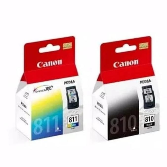 Cartridge Canon Original 810 & 811 Untuk Printer Canon Ip2770, Mp237, Co
