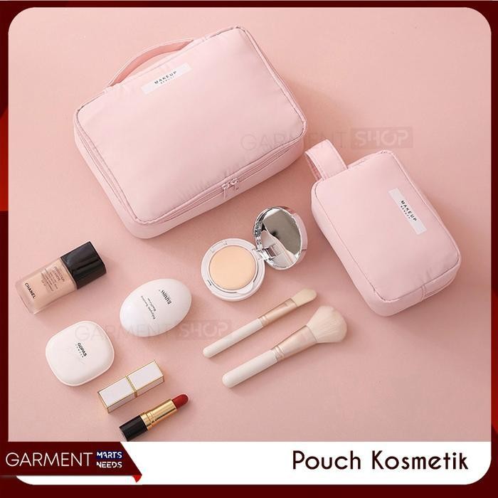 [Bisa Cod] - Tas Pouch Kosmetik Skincare Nita Bag Koper Traveling Anti Air Portable Premium Teroof B