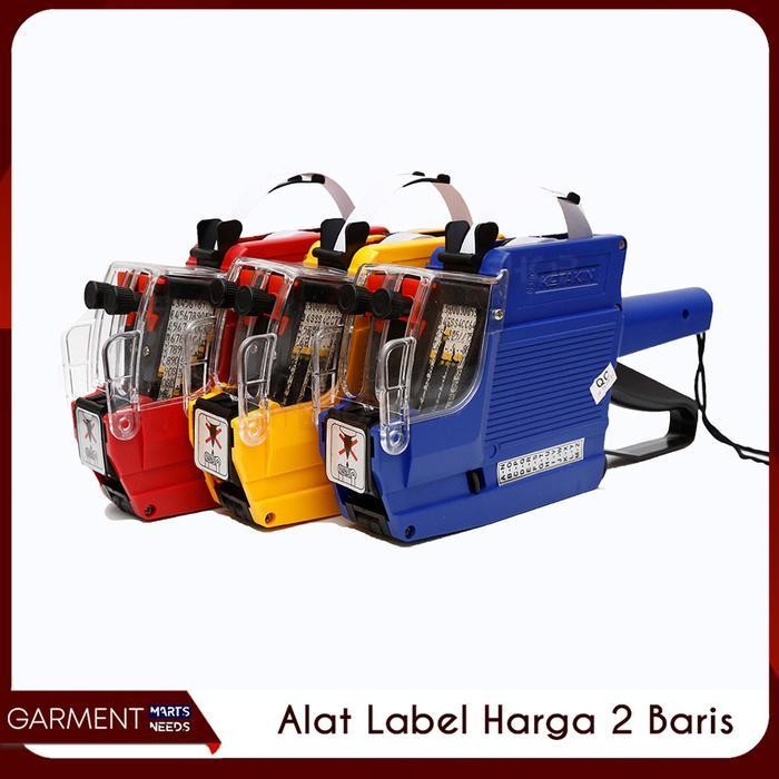 [Bisa Cod] - Alat Label 2 Baris Angka Angka Price Labeller Mx 6600 Bestseller