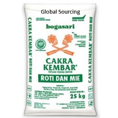 

Tepung Cakra Kembar 25Kg - Tepung Cakra Bogasari - Tepung Cakra Zak Terbaru Best Quality Asli 100% Original