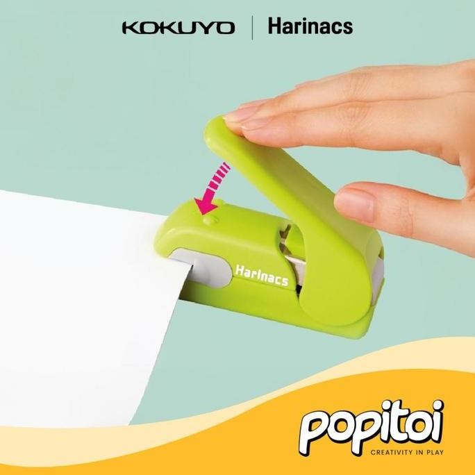 

KOKUYO HARINACS PRESS STAPLELESS STAPLER TANPA ISI (5 SHEETS) ORIGINAL DAN TERPERCAYA
