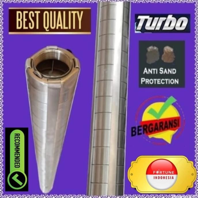 Kipas Stainless Pompa Satelit 4" Turbo 10Hp 7.5Kw 14Kubik Utk Drakos 4Dfs14/25 Impeller Bare Pump Su