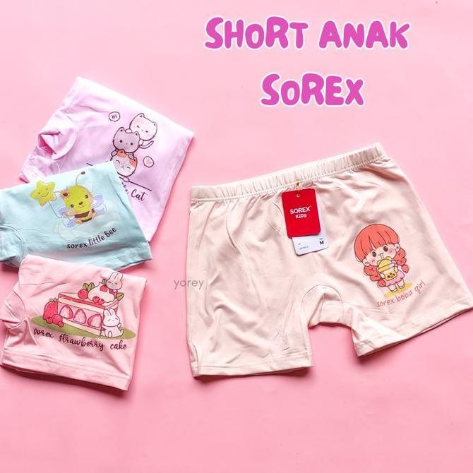 DISKON Celana Dalam Hotpants Anak Perempuan Sorex Celana Anak Perempuan Sorex Short Anak Sorex