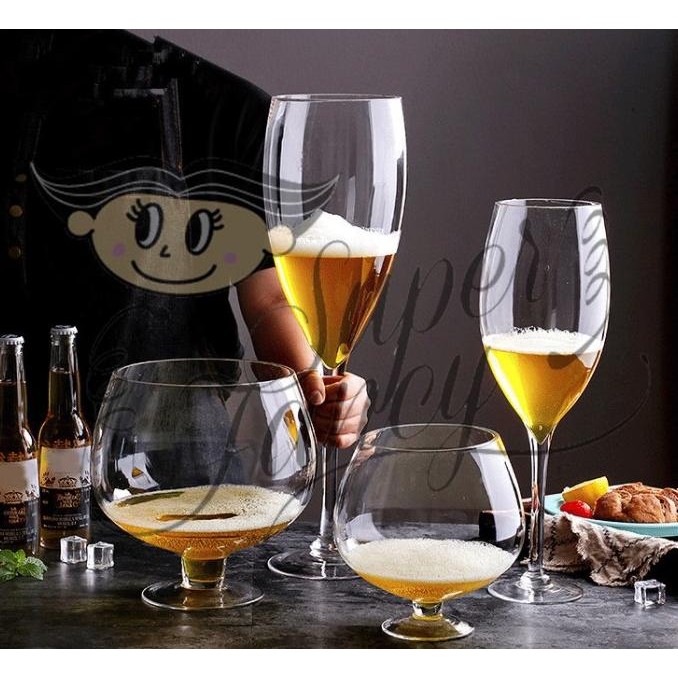 PROMO Gelas bir gelas kaca wine beer glass jumbo big besar party pesta