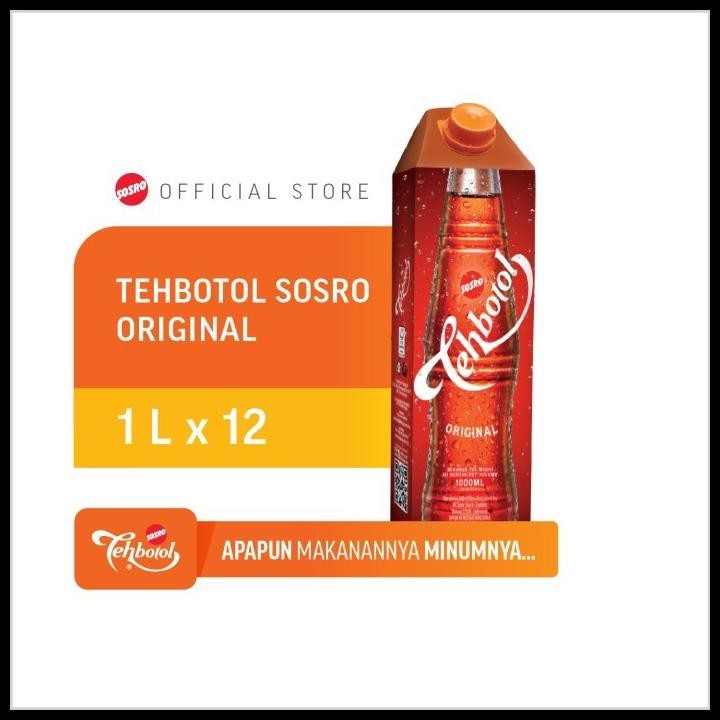 

Tehbotol Sosro Kotak 1L Isi 12 Pcs Original Best Seller