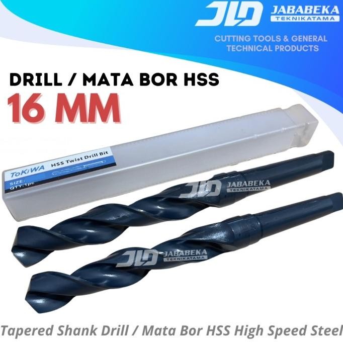 Promo Mata Bor 16Mm Mata Bor Cones 16 Mm Taper Shank Drill / Mata Bor 16.0 Mm Hss High Speed Steel