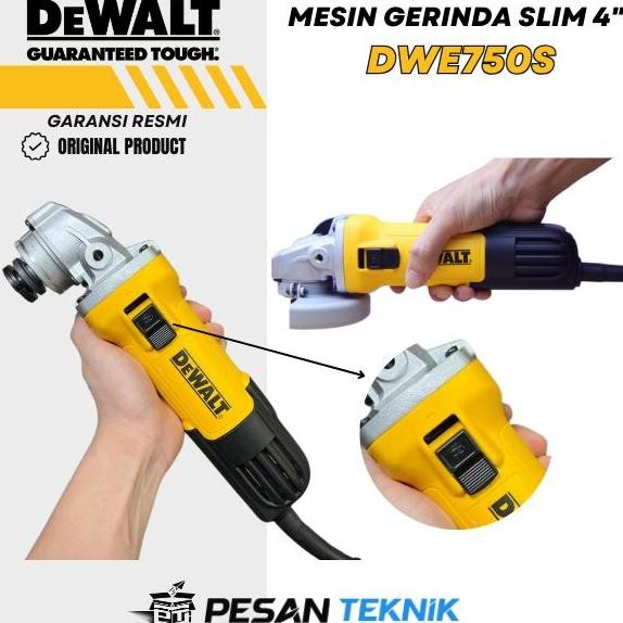 Sale Angle Grinder 4" Dwe 750 Gerinda Tangan Listrik 750Watt Dewalt Dwe750S