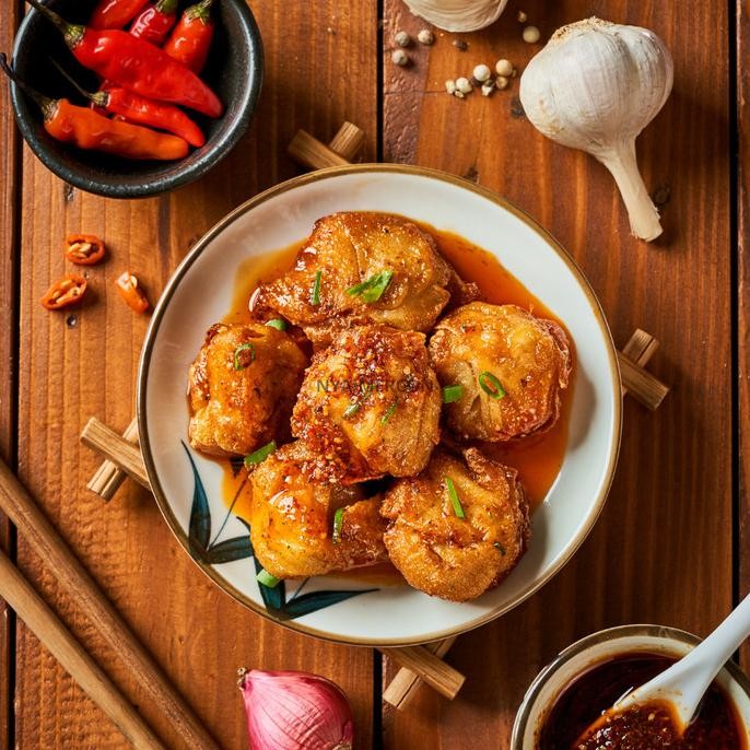

PAKET BUNDLING Pangsit Viral Nyai Mercon TS