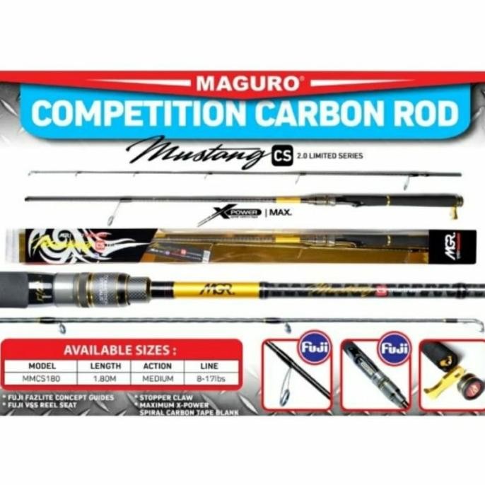 HARGA DISC - JORAN MAGURO MUSTANG MMCS 180 8-17LB/6-14LB - SPINNING
