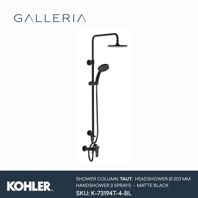 Kohler Shower Taut Black K-73194T-4-Bl / Kohler Shower Set New Stok