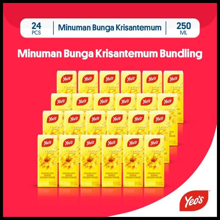 

Yeo'S Krisantemum Tetrapack 250Ml - 24 Pcs Original Best Seller