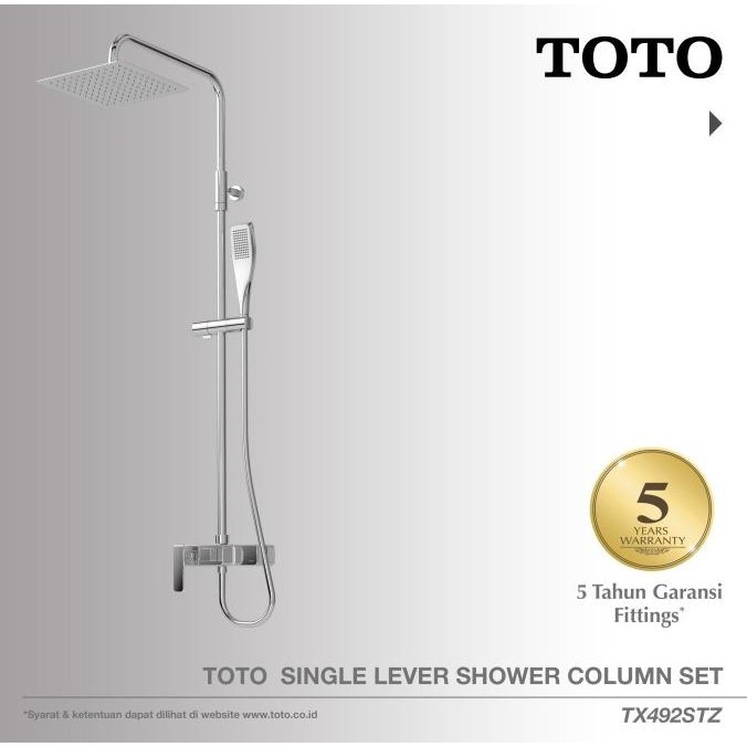 Toto Column Set Tx492Stz | Shower Column - Shower Tiang New Stok