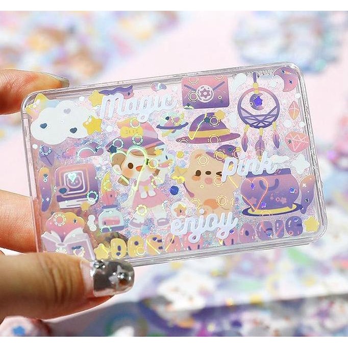 

Stiker Glitter Pack DIY Buku Jurnal Guka Mass Mechandisers Edisi ke 2 Tema Mermaid Magic Show 15 Lembar TLD117 Paper murah