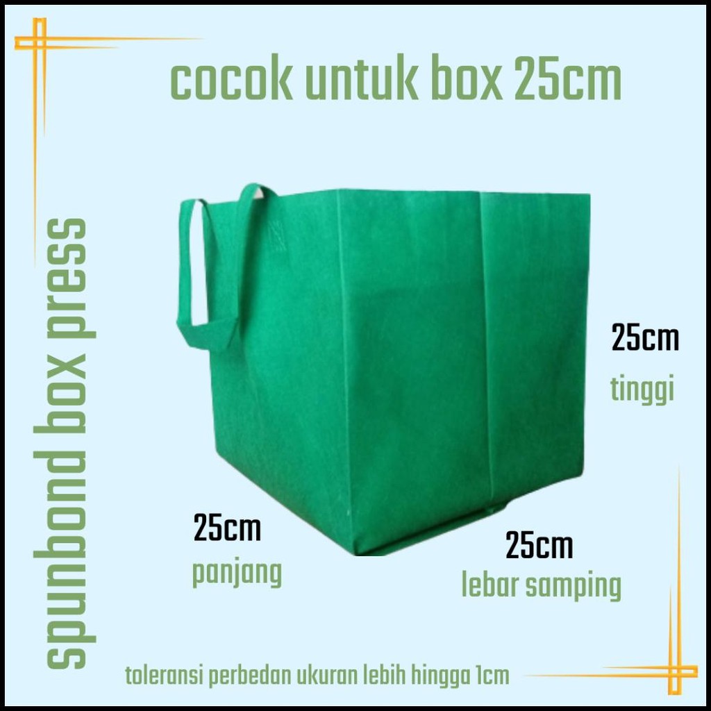 

Ready Goodiebag Paket Hemat ( 1 Pak Isi 60Pcs ) Tas Box Nasi / Handle Box /Ukuran 25X25 Tas Spundbond Besek {Terlaris|Best Seller}